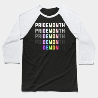 PriDEMONth Rainbow Legion Baseball T-Shirt